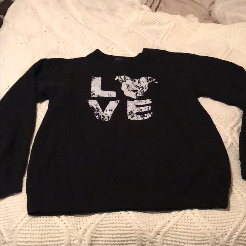 The gentle pit pitbull love sweatshirt